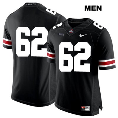 Men's NCAA Ohio State Buckeyes Brandon Pahl #62 College Stitched No Name Authentic Nike White Number Black Football Jersey WX20I85DG